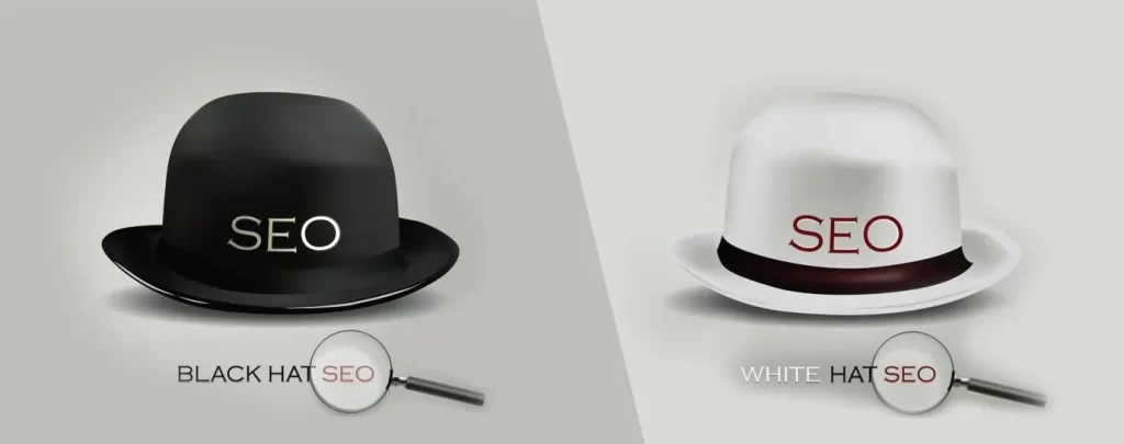 سئو کلاه سفيد و سئو کلاه سیاه